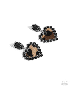 whimsical-wrangler-black-post earrings-paparazzi-accessories