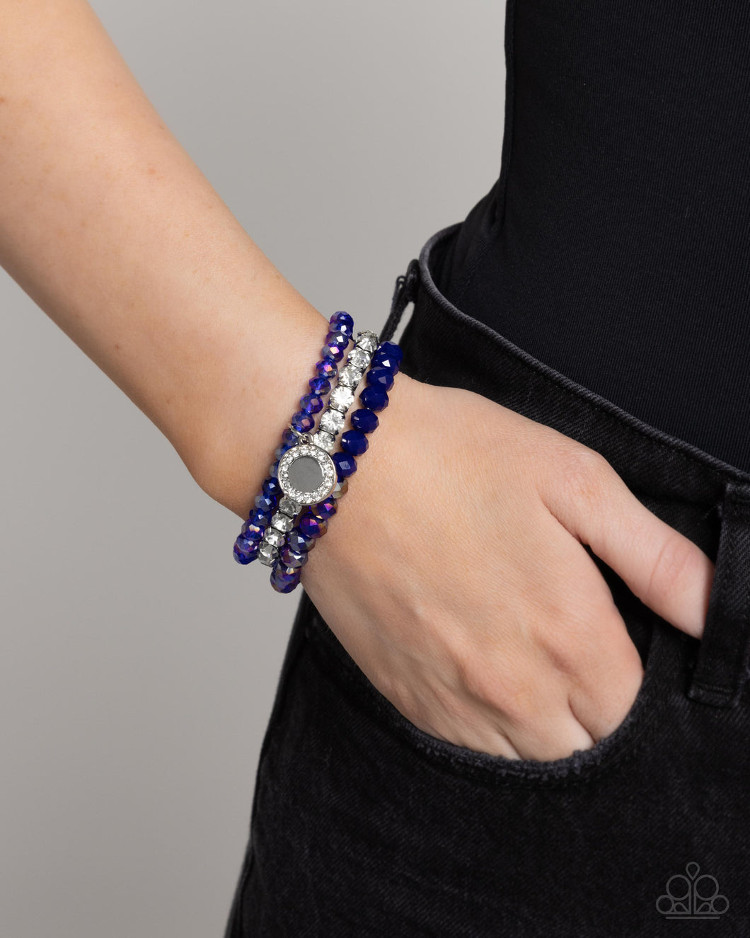 Heroic Haute - Blue Bracelet - Paparazzi Accessories