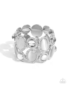 affixed-appeal-white-bracelet-paparazzi-accessories