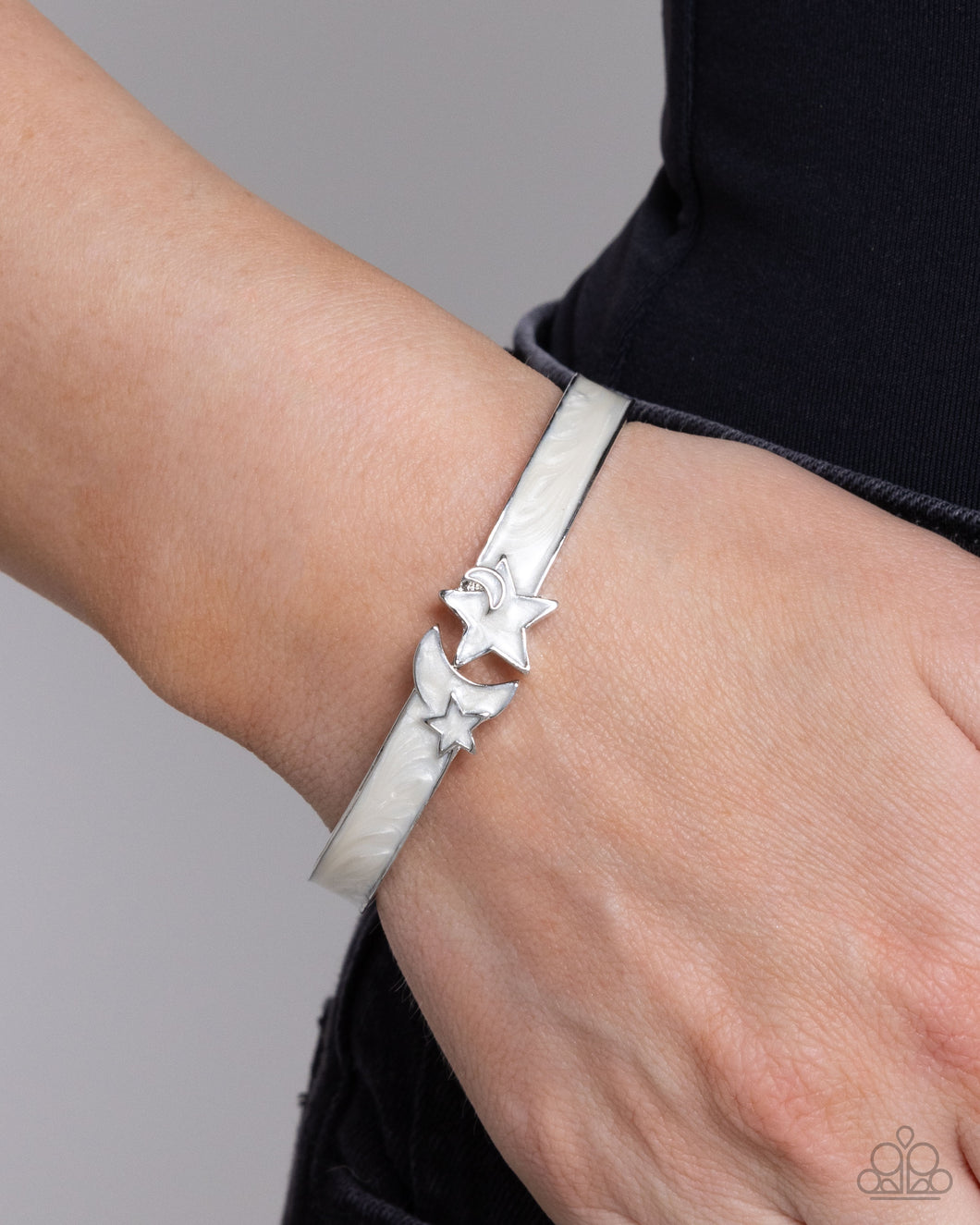 Celestial Cutie - White Bracelet - Paparazzi Accessories