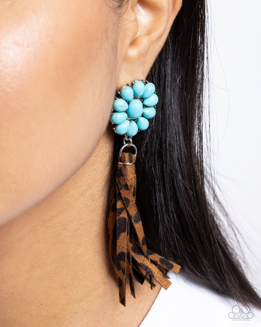 Hometown Hero - Blue Post Earrings - Paparazzi Accessories