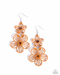 textured-tiers-orange-earrings-paparazzi-accessories