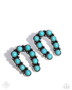 wild-west-wonder-blue-post earrings-paparazzi-accessories