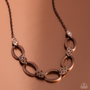 Radiant Restoration - Copper Necklace - Paparazzi Accessories