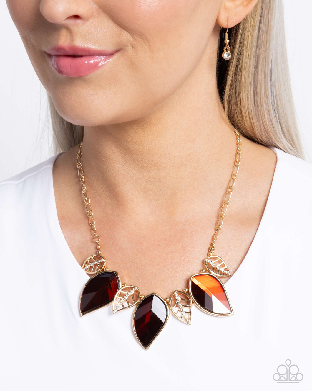 Leafy Leader - Brown Necklace - Paparazzi Accessories