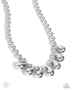 raindrop-rebel-silver-necklace-paparazzi-accessories