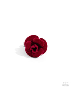 relaxed-rosette-red-paparazzi-accessories