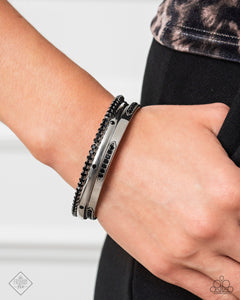 Vicious Value - Black Bracelet - Paparazzi Accessories