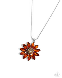 fortunate-floral-orange-necklace-paparazzi-accessories