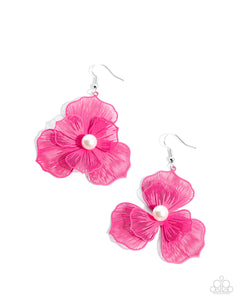 petal-the-score-pink-earrings-paparazzi-accessories