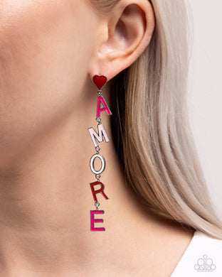 Amore Mio - Multi Post Earrings - Paparazzi Accessories