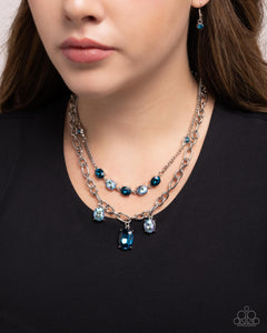 Just for this Moment - Blue Necklace - Paparazzi Accessories