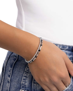 Publicity Pizzazz - Black Bracelet - Paparazzi Accessories