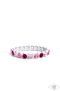 Sugar-Coated Sparkle - Pink Bracelet - Paparazzi Accessories