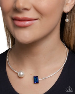 Euphoric Elegance - Blue Necklace - Paparazzi Accessories