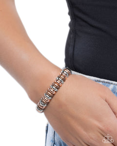 Multicolored Meeting - Copper Bracelet - Paparazzi Accessories