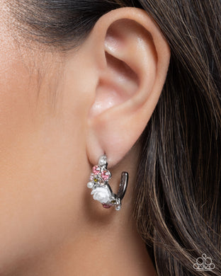 Borderline Bloom - Pink Earrings - Paparazzi Accessories