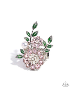 Budding Bloom - Pink Ring - Paparazzi Accessories