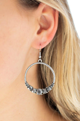 Self-Made Millionaire - Silver Earrings - Paparazzi Accessories - Sassysblingandthings