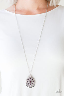 I Am Queen - Purple Necklace - Paparazzi Accessories