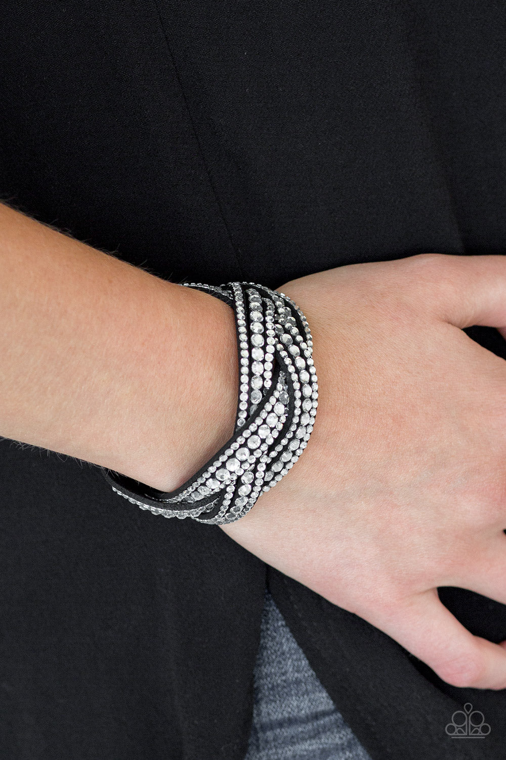 Bring On The Bling - Black Bracelet - Paparazzi Accessories