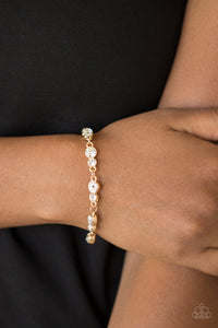 Twinkle Twinkle Little STARLET - Gold Bracelet - Paparazzi Accessories