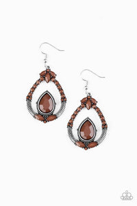 vogue-voyager-brown-earrings-paparazzi-accessories