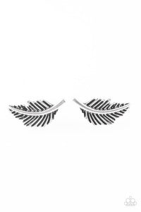 flying-feathers-silver-earrings-paparazzi-accessories