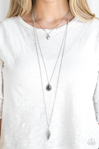 Fly The Coop - Black Necklace - Paparazzi Accessories