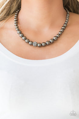 High-Stakes FAME - Black Necklace - Paparazzi Accessories