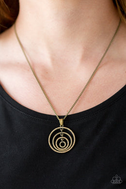 Upper East Side - Brass Necklace - Paparazzi Accessories