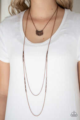 Homestead Harvest - Copper Necklace - Paparazzi Accessories