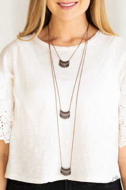 Seasonal Charm - Copper Necklace - Paparazzi Accessories
