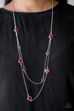 Raise Your Glass - Pink Necklace - Paparazzi Accessories