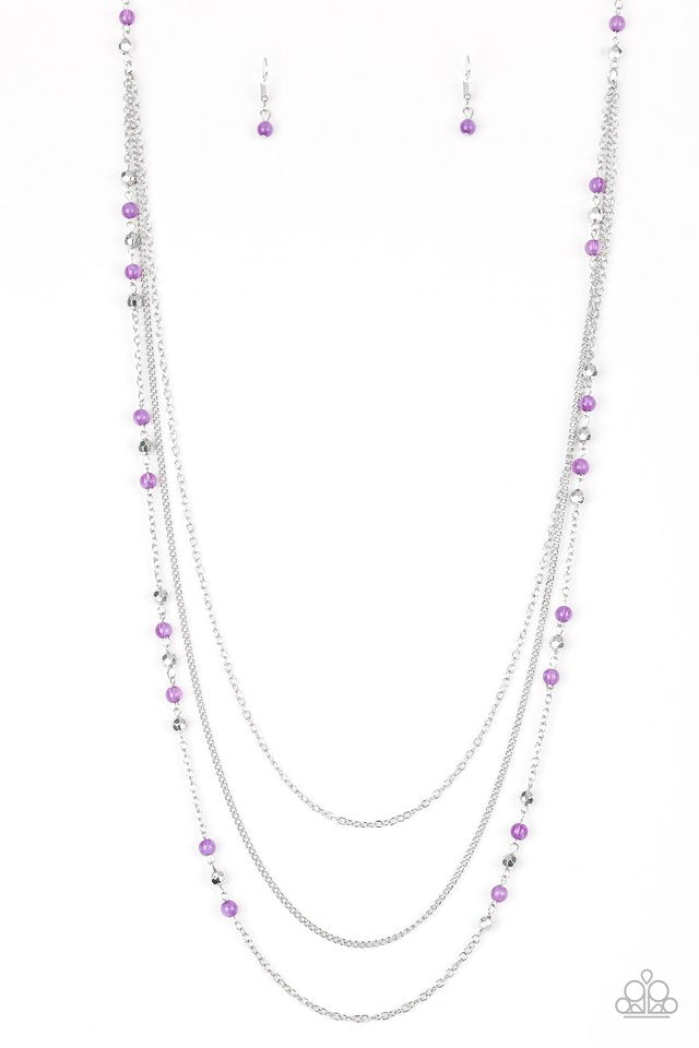 Venturous Vibes Purple Necklace Paparazzi New | eBay
