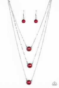 A Love For Luster - Red Necklace - Paparazzi Accessories - Sassysblingandthings