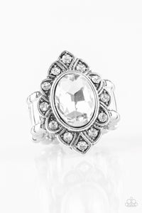 power-behind-the-throne-white-ring-paparazzi-accessories