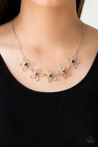 Hoppin Hibiscus - Multi Necklace - Paparazzi Accessories