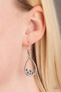 Raindrop Radiance - Silver Earrings - Paparazzi Accessories - Sassysblingandthings