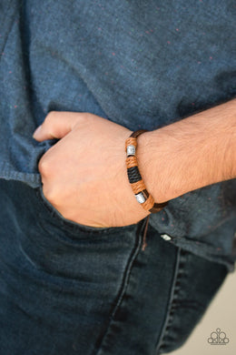 Tundra Trail - Brown Bracelet - Paparazzi Accessories