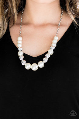 Take Note - White Necklace - Paparazzi Accessories