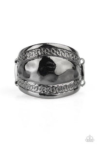 Sunset Groove - Black Ring - Paparazzi Accessories - Sassysblingandthings