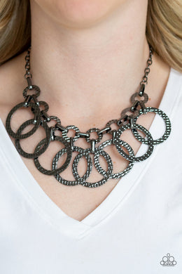 Jammin Jungle - Black Necklace - Paparazzi Accessories