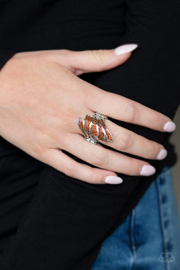 Majestically Monte Carlo - Brown Ring - Paparazzi Accessories