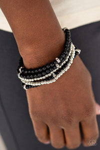 fiercely-frosted-black-bracelet-paparazzi-accessories