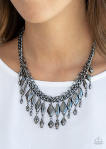 Trinket Trade - Black Necklace - Paparazzi Accessories