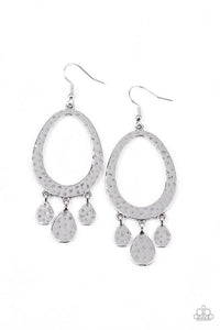 Taboo Trinket - Silver Earrings - Paparazzi Accessories - Sassysblingandthings