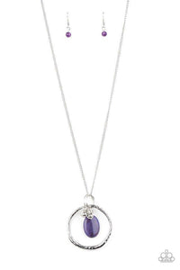 Zion Zen - Purple Necklace - Paparazzi Accessories - Sassysblingandthings