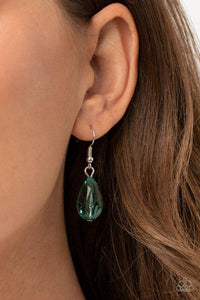 Crystal Enchantment - Green Necklace - Paparazzi Accessories - Sassysblingandthings