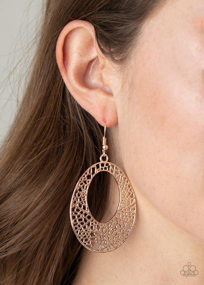 serenely-shattered-rose-gold-earrings